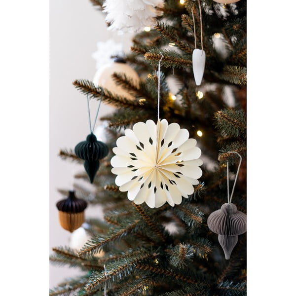 Papirnati okraski za jelko v kompletu 4 ks Milay – Bloomingville-image-3