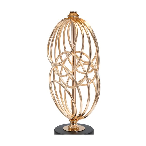 Črna/zlata namizna svetilka s tekstilnim senčnikom (višina 58,5 cm) Circly – Mauro Ferretti-image-4