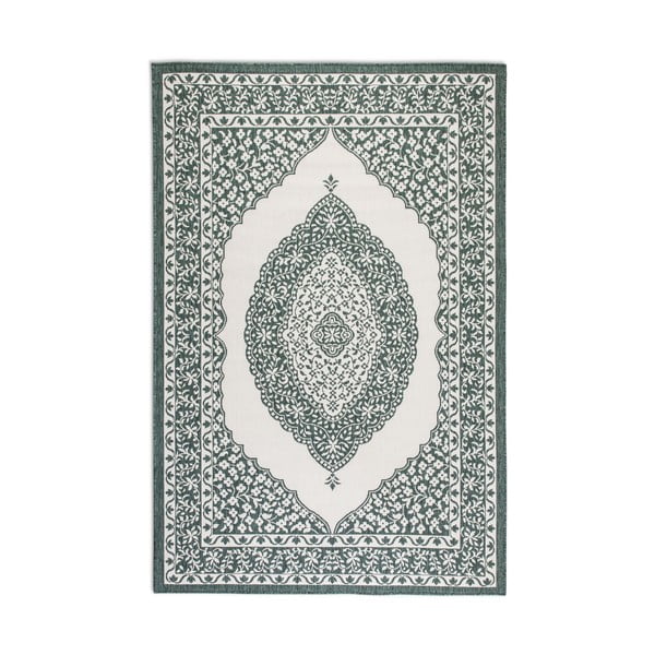 Zelena/kremno bela zunanja preproga 160x230 cm Gemini – Elle Decoration