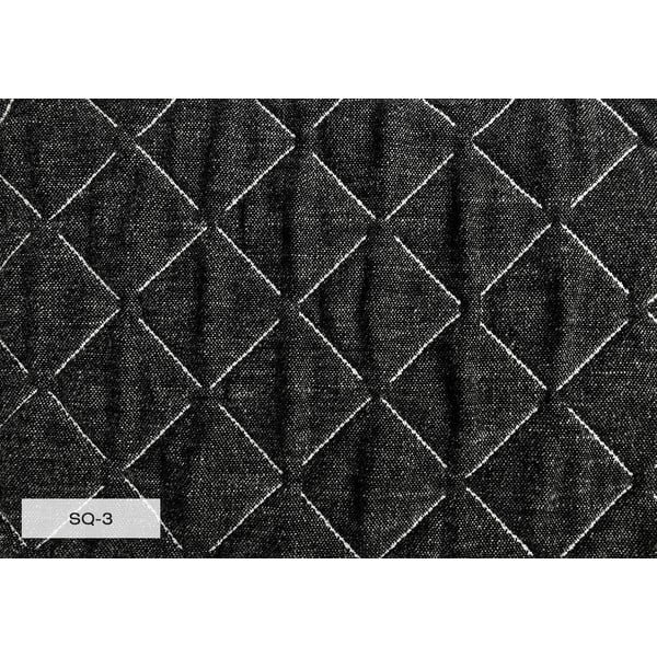 Črna oblazinjena zakonska postelja z letvenim dnom 160x200 cm Sleepy Luna - Miuform-image-4