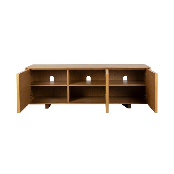 TV omarica iz masivnega jesena v naravni barvi 160x54x42 cm Raster – Zuiver-image-2