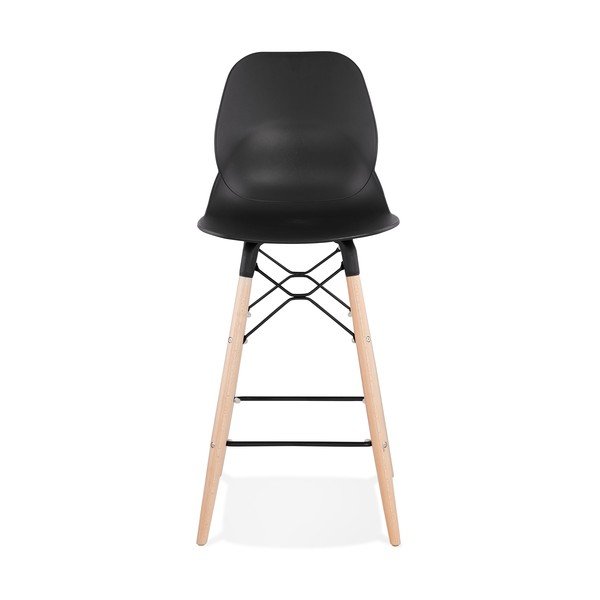 Črn barski stol Kokoon Marcel Mini, višina sedeža 68 cm-image-1