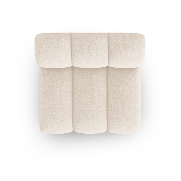 Kremno bel modul za sedežno garnituro (sredinski modul) Lupine – Micadoni Home-image-3