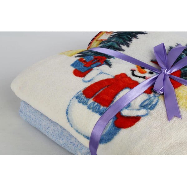 Odeja z božičnim motivom iz mešanice bombaža 150x200 cm – Mila Home-image-4