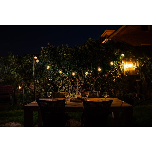 Solarna svetlobna veriga 10 žarnic dolžina 220 cm - Esschert Design-image-4