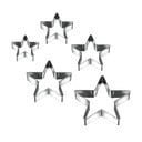 Komplet 5 modelčkov za piškote v obliki zvezde Metaltex Cookie Cutters