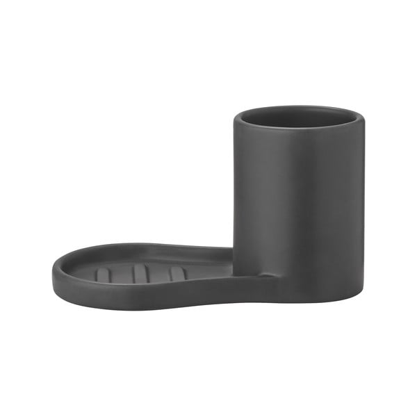 Črno lončeno držalo za detergent Piro – Blomus