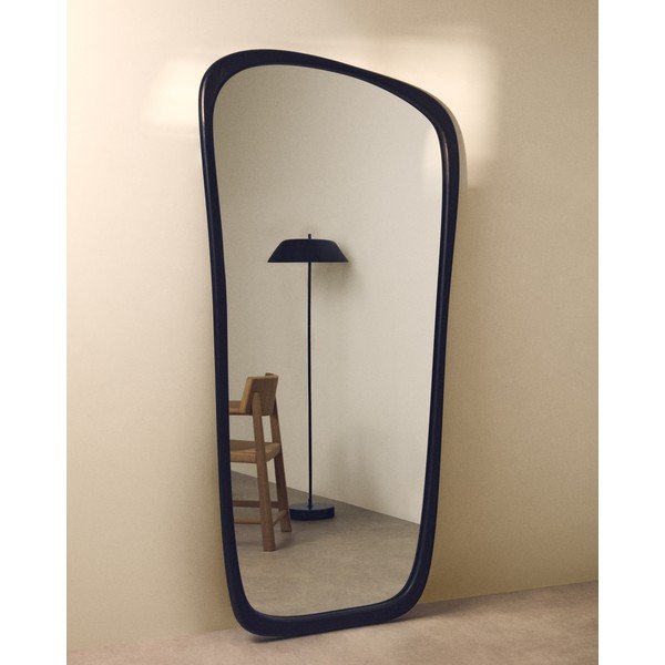 Stensko ogledalo z lesenim okvirjem 94,5x192 cm Alura – Kave Home-image-1