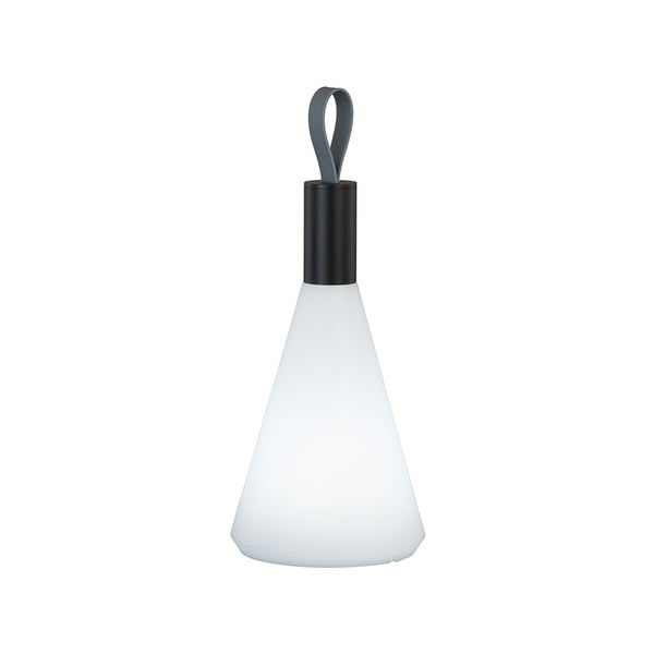 Črno-bela LED namizna svetilka (višina 31,5 cm) Prian – Fischer & Honsel