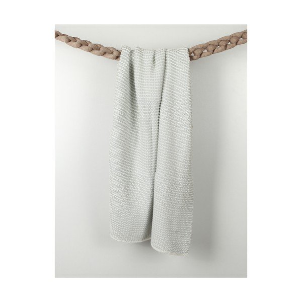 Svetlo siva bombažna otroška odeja Homemania Decor Lucky 90 x 90 cm-image-1