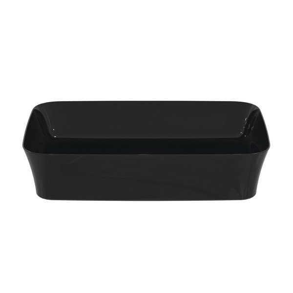 Sijajno črn keramičen umivalnik 55x38 cm Ipalyss – Ideal Standard-image-3