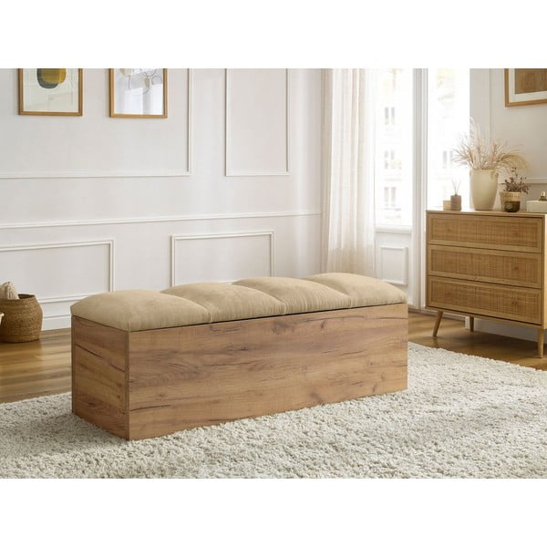 Klop v bež in naravni barvi Kumo – Bobochic Paris-image-1