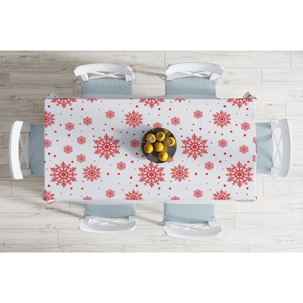 Minimalistične prevleke za blazine Rdeče snežinke, 140 x 180 cm-image-1