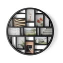 Črn plastičen stenski okvir Luna – Umbra