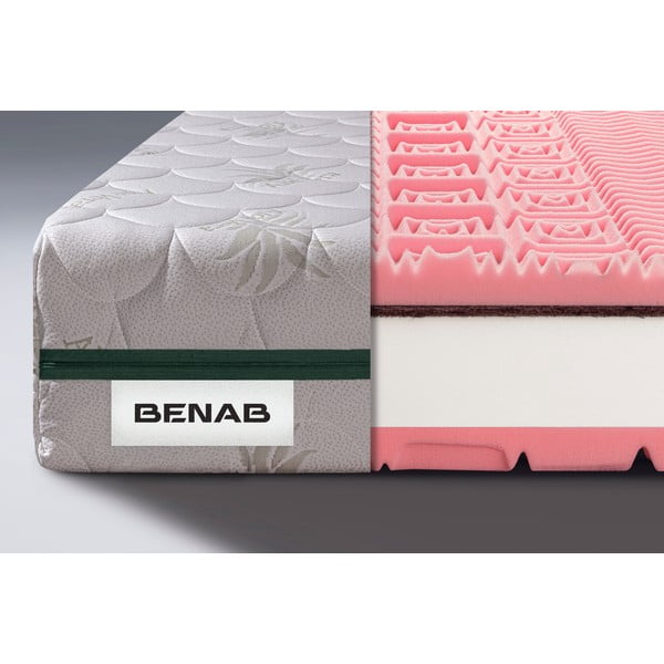 Srednje trda/izjemno trda obojestranska vzmetnica iz pene 120x200 cm BonRelax HR PLUS – BENAB-image-1