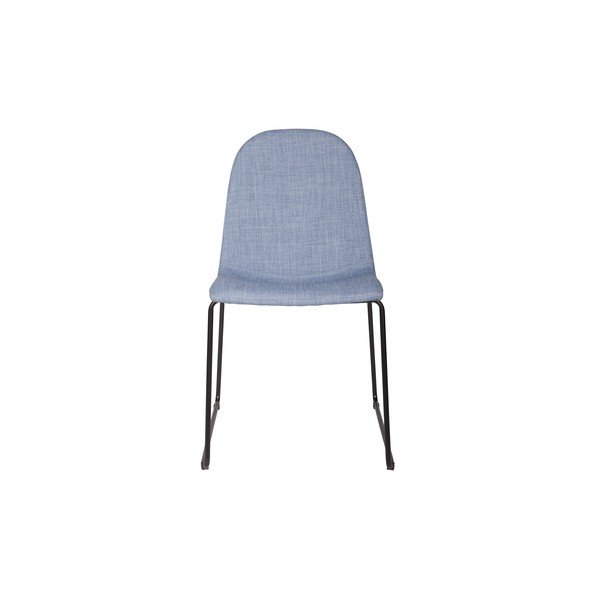 Komplet 2 modrih jedilnih stolov Copper Light Blue-image-1