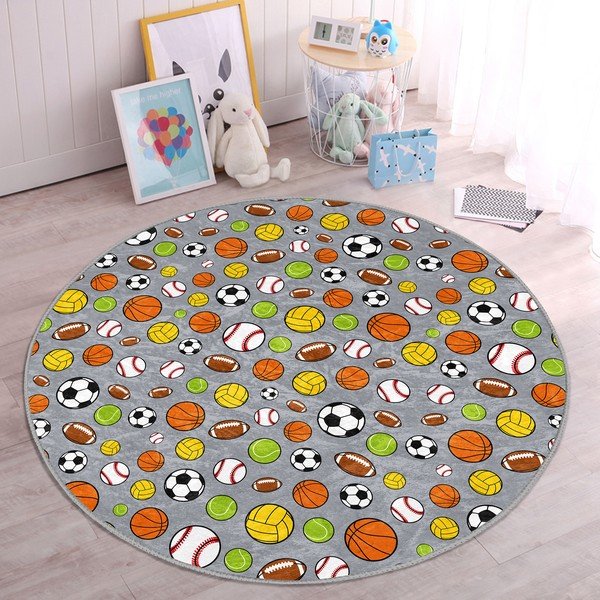 Otroška preproga ø 80 cm Comfort – Mila Home-image-2