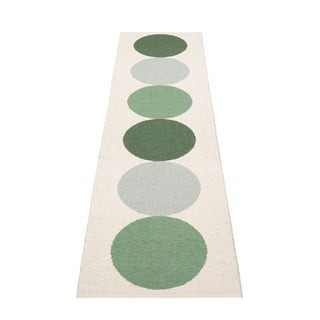 Zelen/kremno bel zunanji in notranji tekač 70x280 cm Otto Herb – Pappelina