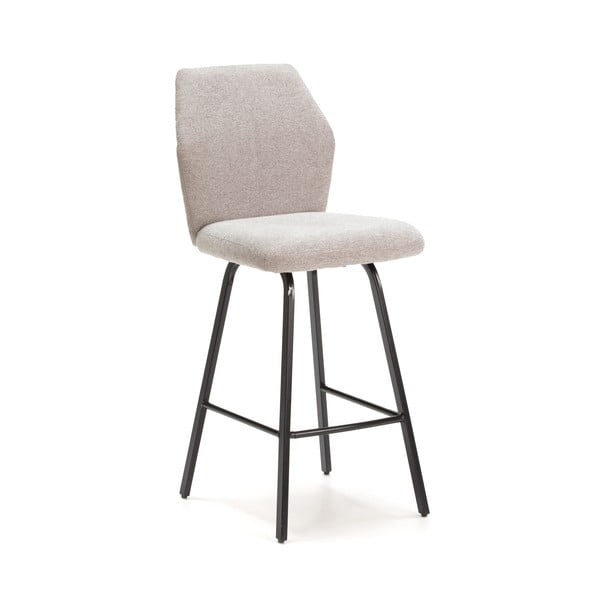 Svetlo sivi barski stoli v kompletu 4 ks 65 cm Bei – Marckeric