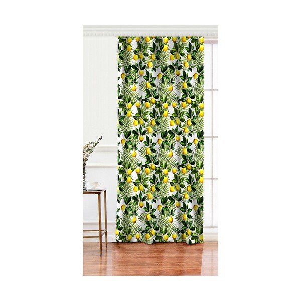 Rumena/zelena zavesa 140x260 cm – Mila Home-image-1