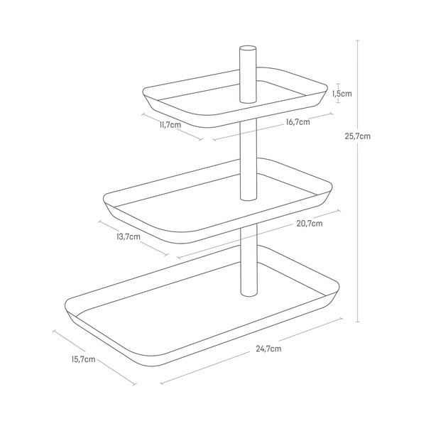 Kovinsko stojalo za nakit Rin – YAMAZAKI-image-4