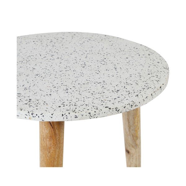 Okrogla mizica s terazzo ploščo ø 42 cm Terrazzo - Jardin d'Ulysse-image-4