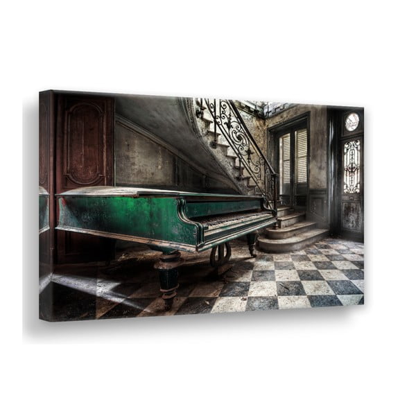 Slika Styler Canvas Silver Uno Piano, 85 x 113 cm-image-1