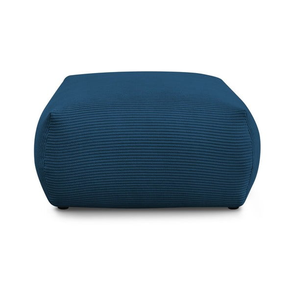 Temno moder tabure iz rebrastega žameta Voltaire – Bobochic Paris-image-3