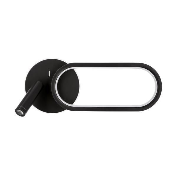 Črna LED stenska svetilka Monet – Candellux Lighting