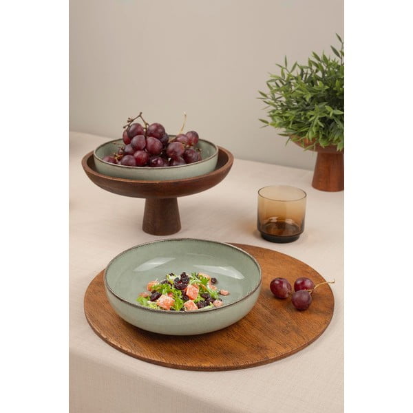 Svetlo zelene porcelanaste skledice v kompletu 2 ks 100 ml – Hermia-image-1