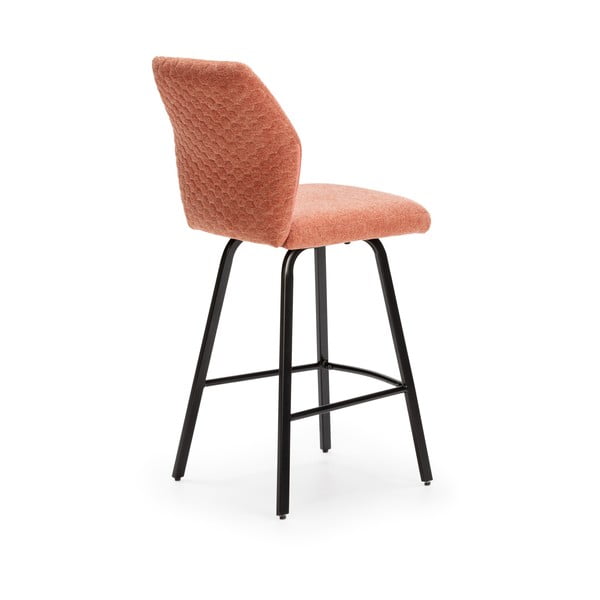 Rožnato-oranžni barski stoli v kompletu 4 ks 65 cm Bei – Marckeric-image-4