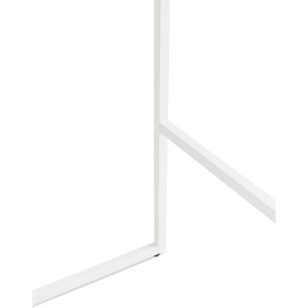 Črna barska miza z belimi nogami Kokoon Tikafe, višina 105 cm-image-4