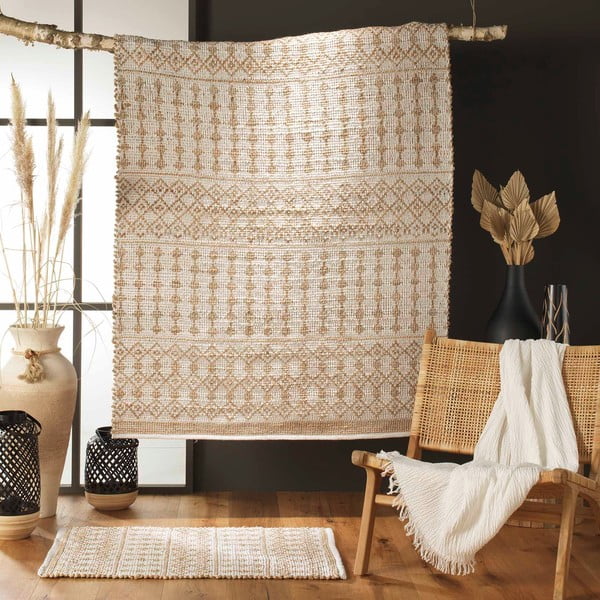 Kremno bela preproga 60x90 cm Orya – douceur d'intérieur-image-1