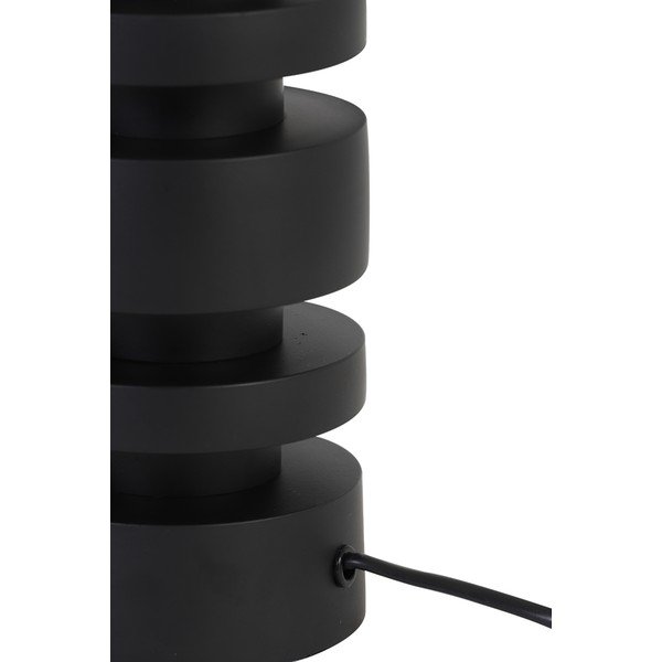 Mat črno podnožje za namizno svetilko 40 cm Desley – Light & Living-image-3