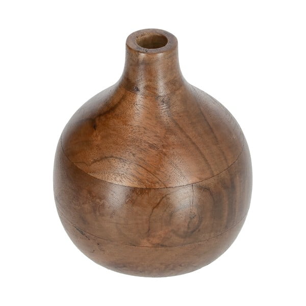 Vaza iz naravnega akacijevega lesa Kave Home Tyara, višina 15,5 cm