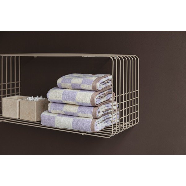 Bež večnivojska kovinska polica 70 cm Wire – Mette Ditmer Denmark-image-3