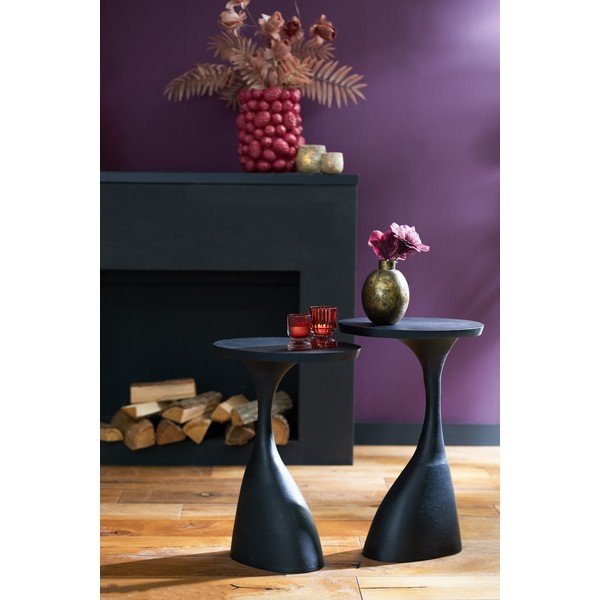 Kovinska okrogla mizica 33x40 cm Macau - Light & Living-image-1