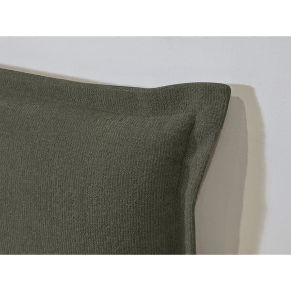 Temno zelena/naravna zakonska postelja z letvenim dnom 180x200 cm Charlie – Bobochic Paris-image-4