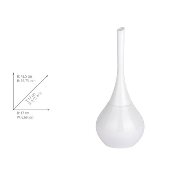 Bela WC ščetka Wenko Flakon-image-2