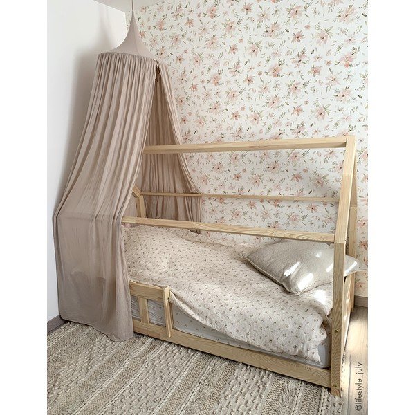 Otroška tapeta 10 m x 50 cm Watercolour Flowers – Lilipinso-image-4