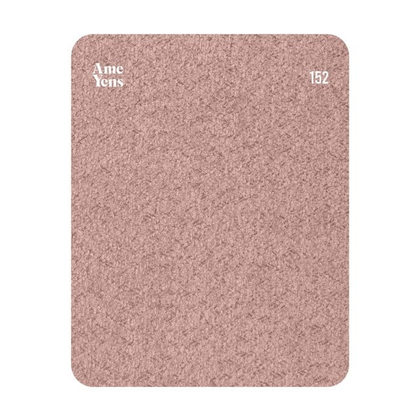 Rožnat fotelj iz tkanine bouclé Kukumo – Ame Yens-image-4