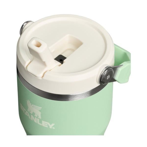 Žajbljevo zelena termovka iz nerjavečega jekla 600 ml IceFlow™ Flip Straw 2.0 Tumbler Pistachio – Stanley-image-1