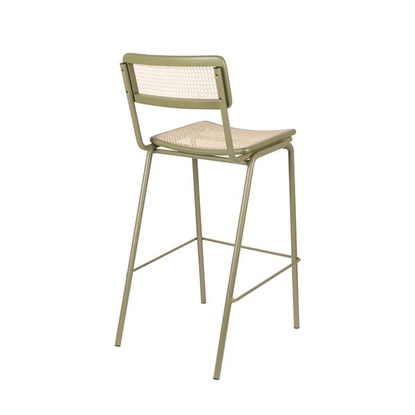 Zeleni barski stoli iz ratana v kompletu 2 kos 106 cm Jort - Zuiver-image-4