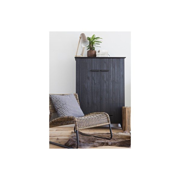 Garderobna omara Joep Black, 142 cm-image-3