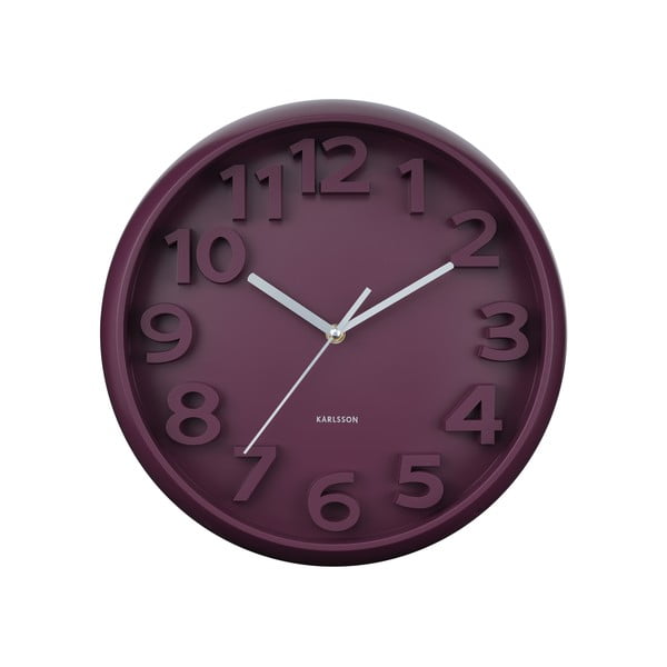 Stenska ura ø 33,5 cm Elevated Classic Numbers – Karlsson