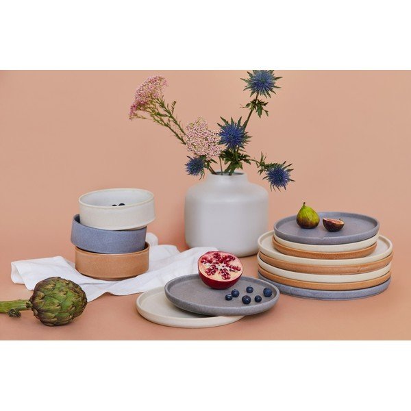 18-delni set sive lončene posode Bonami Selection Malia-image-4