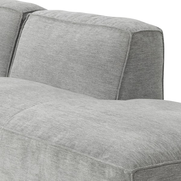 Svetlo siva modularna kotna sedežna garnitura Bonami Selection Fairfield, desni kot, 266 cm-image-1