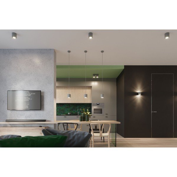 Siva stropna svetilka Sollux Roda-image-1