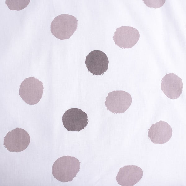 Sivo-bela bombažna otroška posteljnina za otroško posteljico 100x135 cm Thumper "Dots" – Jerry Fabrics-image-4