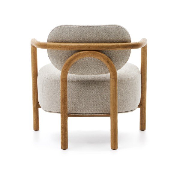 Bež fotelj Melqui – Kave Home-image-4